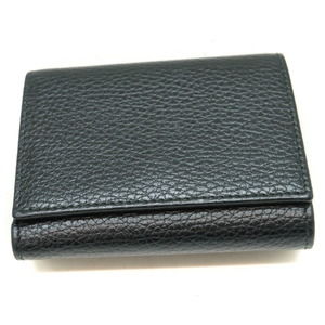 Gucci Tri Marmont GG Wallet Leather Black